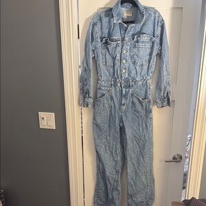 We The Free Denim Jumpsuit